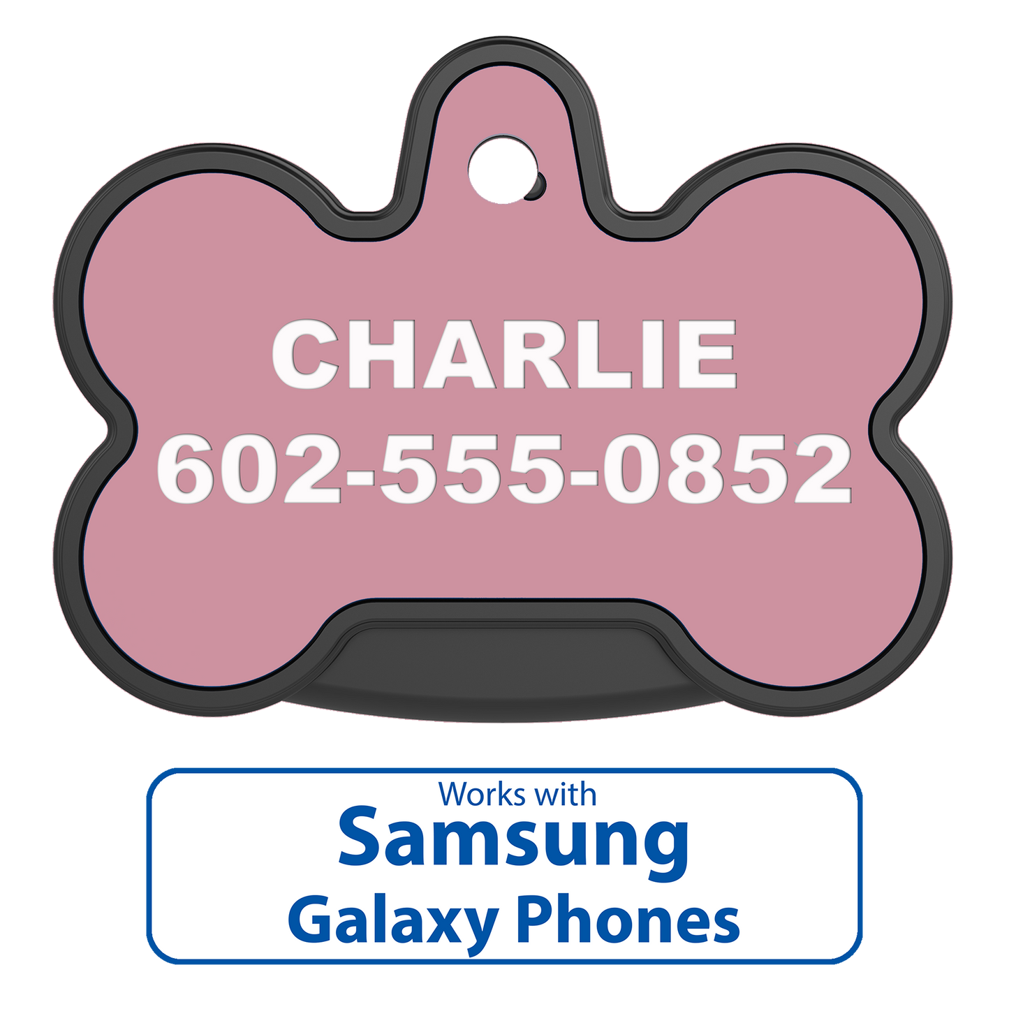 YIP Smart Tag - Samsung, Bone, Rose Gold