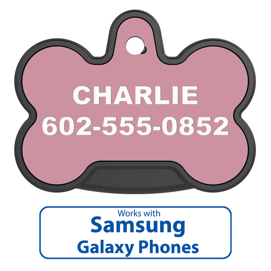 YIP Smart Tag - Samsung, Bone, Rose Gold